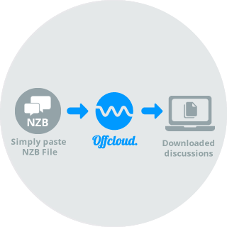 Offcloud acts as a BitTorrent client and downloads on your behalf